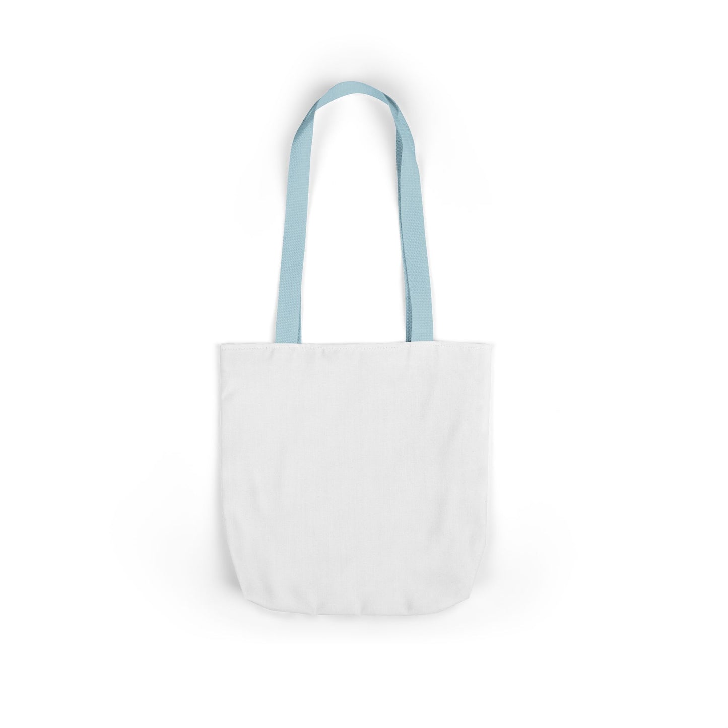 Fun Canvas Tote Bag – "I Got My Vegas Up" – Colorful Straps for Everyday Use