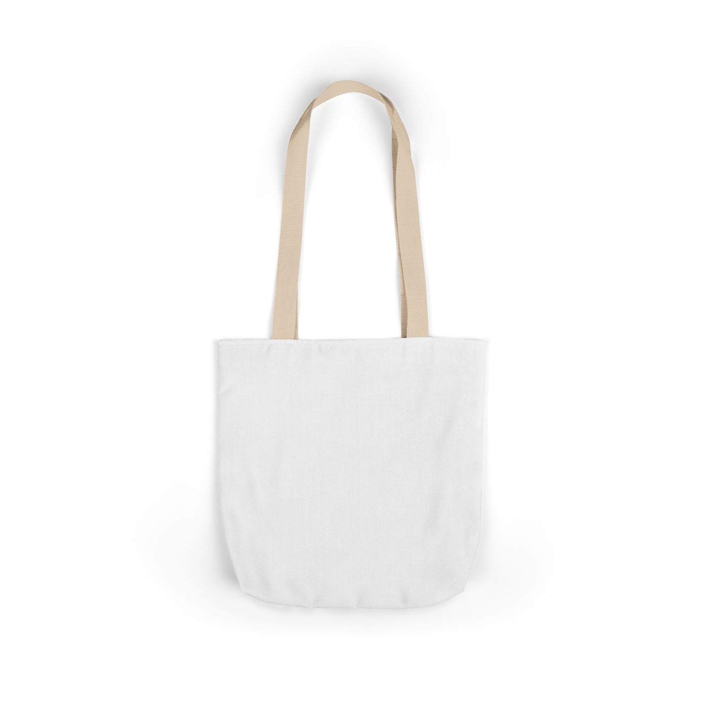 Fun Canvas Tote Bag – "I Got My Vegas Up" – Colorful Straps for Everyday Use