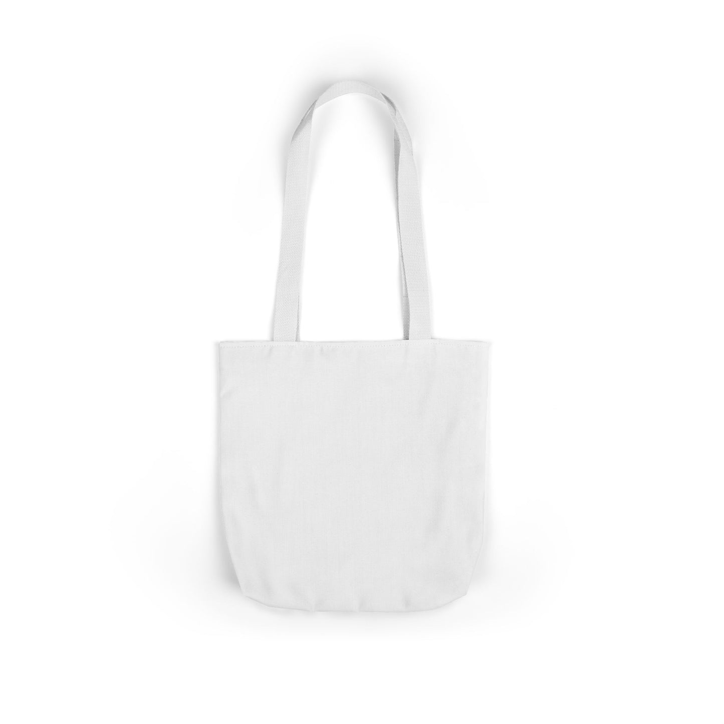 Fun Canvas Tote Bag – "I Got My Vegas Up" – Colorful Straps for Everyday Use