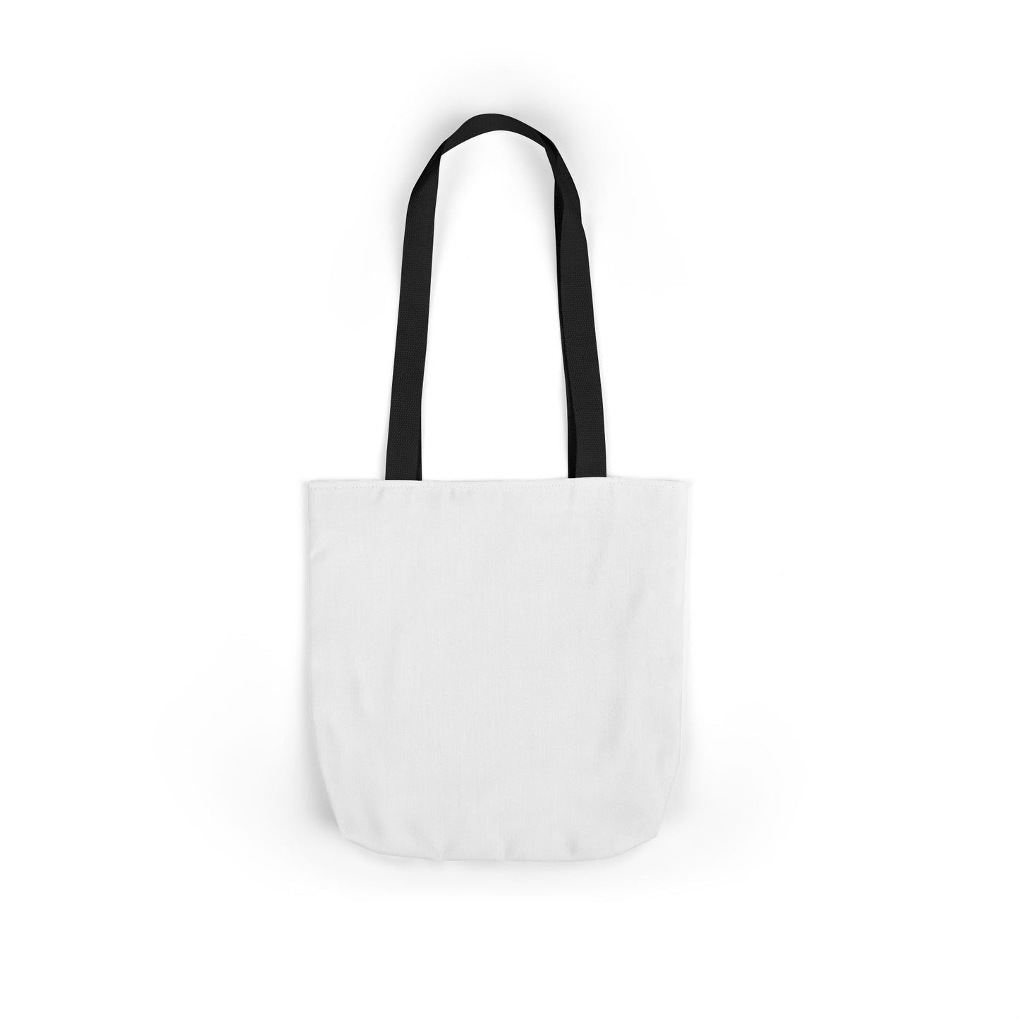 Fun Canvas Tote Bag – "I Got My Vegas Up" – Colorful Straps for Everyday Use